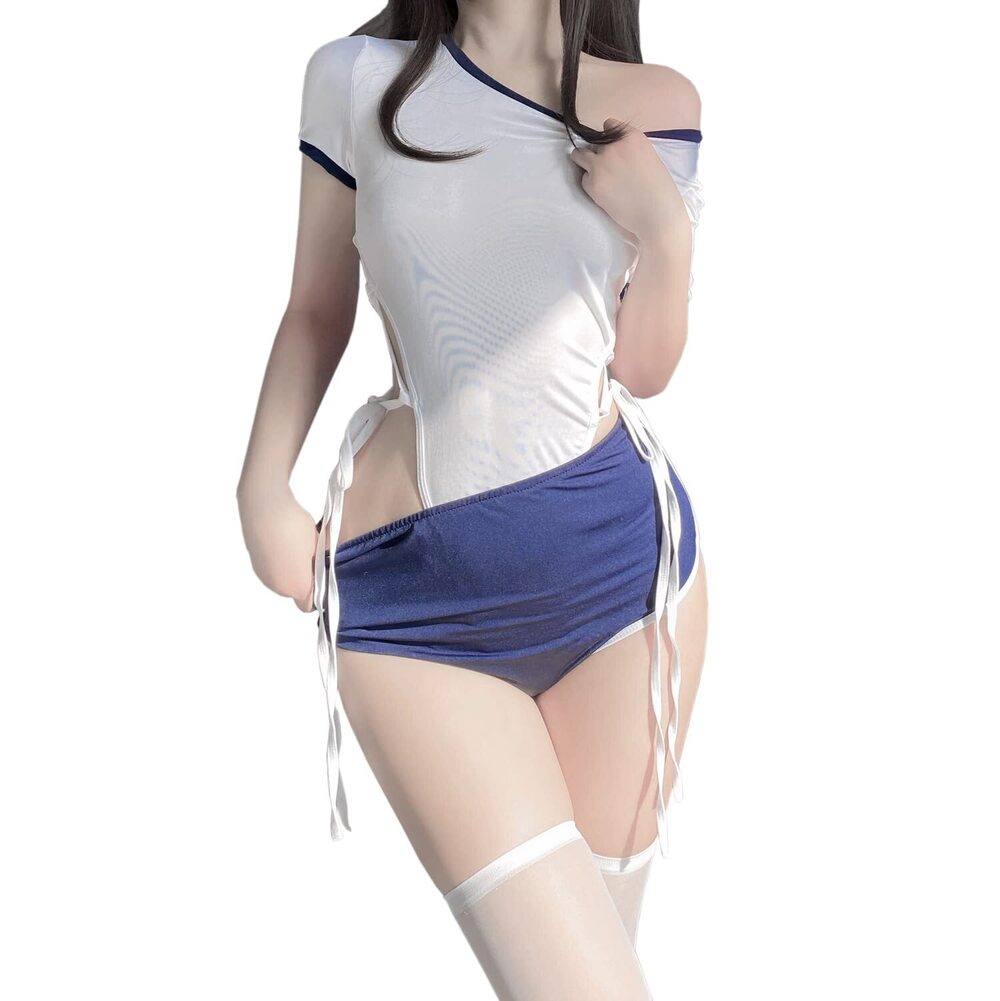 7239 Japanese Schoolgirl Uniform Lolita Swimsuit Anime Cosplay Lingerie